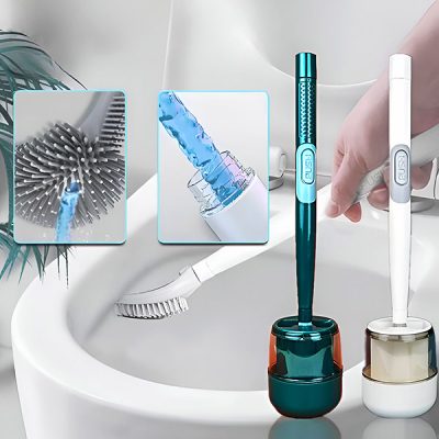 Furçë WC me dispenser të integruar të solucionit pastrues | FLUSHBRUSH